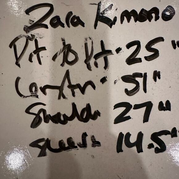 ZARA Blogger Fav Kimono Hanoi Beaded Print NEW Medium NWT - Picture 11 of 14